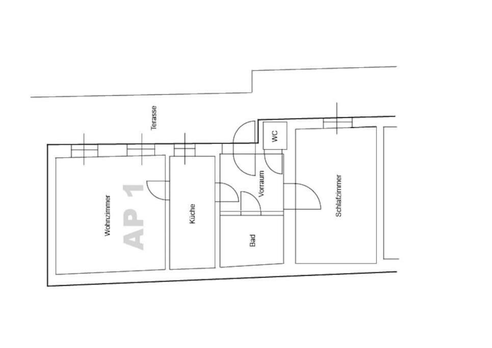 70M² Grosses Apartment Mit Gartenzugang Viena Exterior foto